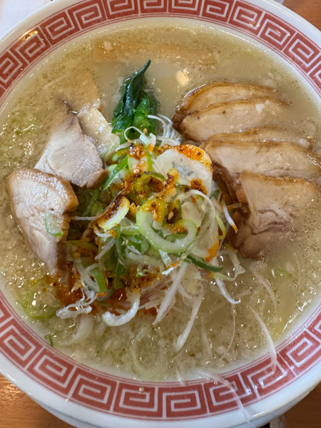 「塩とんこつラーメン」@幸楽苑 柴田店の写真