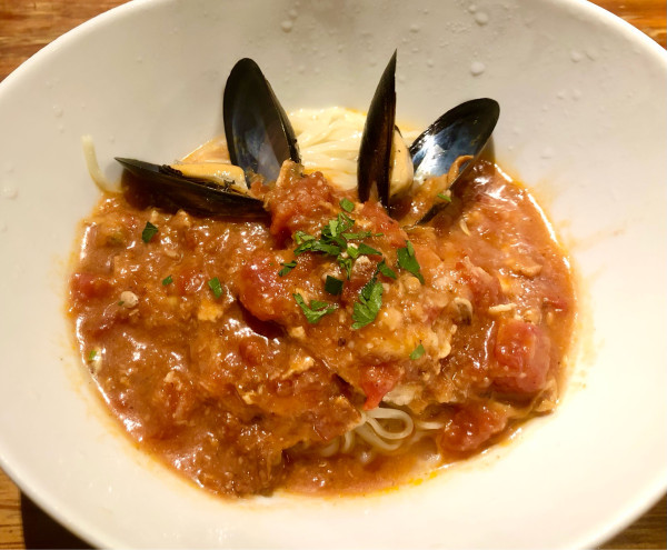 「限定 夏麺第3弾 冷たいレモンペスカヌードル1100円」@麺場 浜虎 横浜店の写真