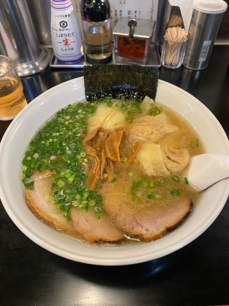 「叉焼3個雲呑麺」@こうや麺房の写真