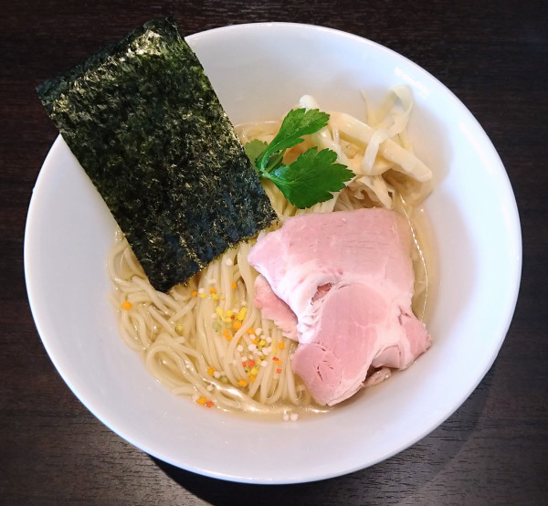 「塩昆布出汁らぁ麺＋味付き替玉 蟹味噌バター【両7月限定】」@らぁ麺 しら山の写真