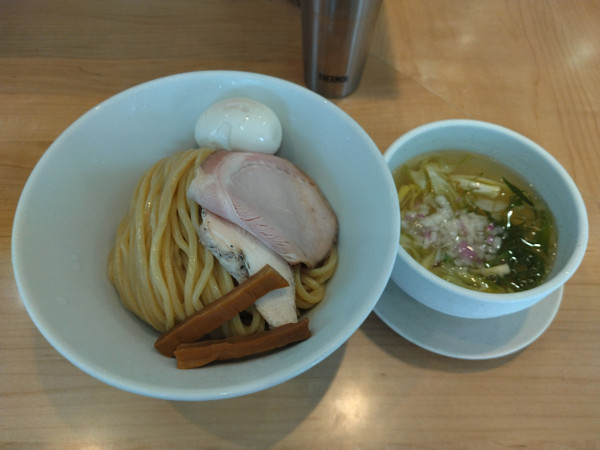 「【限定Z】カマスとがごめ昆布の冷やとろつけ麺¥1200-」@「七色の落書き」の写真