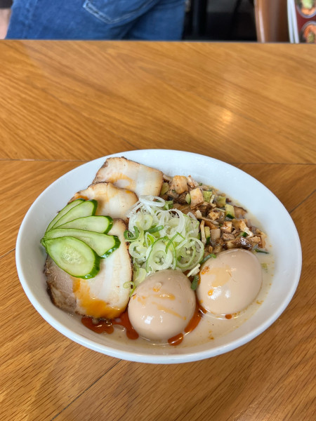 「豆乳担々冷麺デラックス」@麺屋しらかわ 別邸 岐阜店の写真