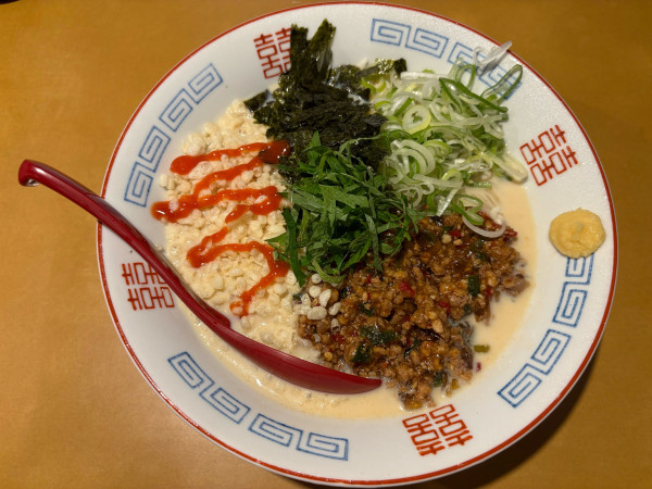 「冷やし豆乳台湾ラーメン」@つけめんや 泉の写真