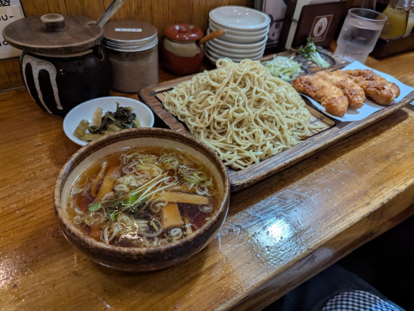 「こうようつけ麺中盛」@新高揚の写真