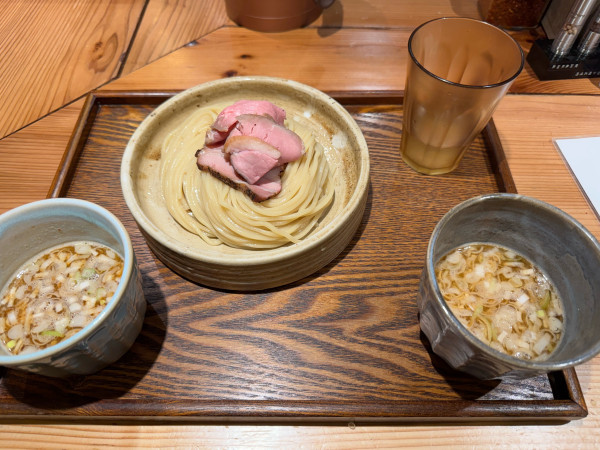 「つけ汁2種つけめん」@あいだやの写真