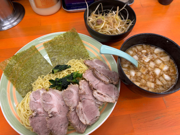 「ネギつけチャーシューメン　酢抜き」@ラーメンショップ椿 春日部備後店の写真