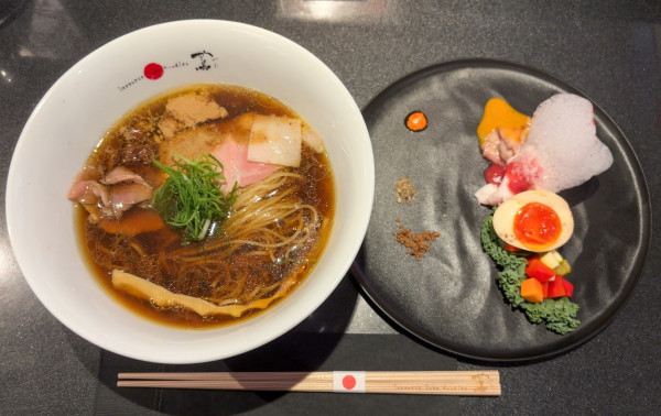 「特製醤油soba」@Japanese Soba Noodles 蔦の写真