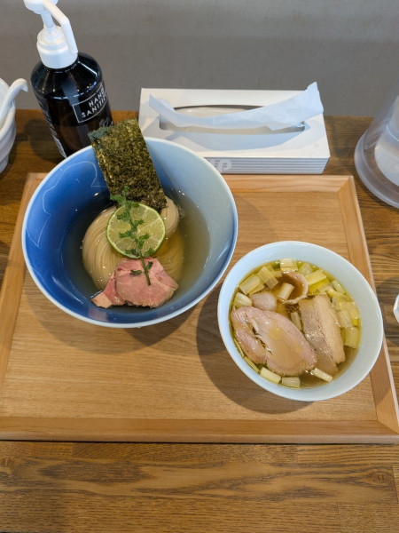 「昆布水つけめん 塩 並」@YOKOKURA STOREHOUSEの写真