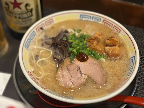 「角煮豚骨ラーメン」@麺屋とんぼの写真