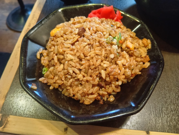 「黒焼き飯」@元祖博多中洲屋台ラーメン 一竜 西新宿店の写真