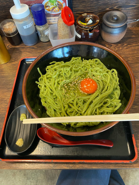 「冷やしぶっかけ4玉」@ヤサイラーメン三十二匁の写真