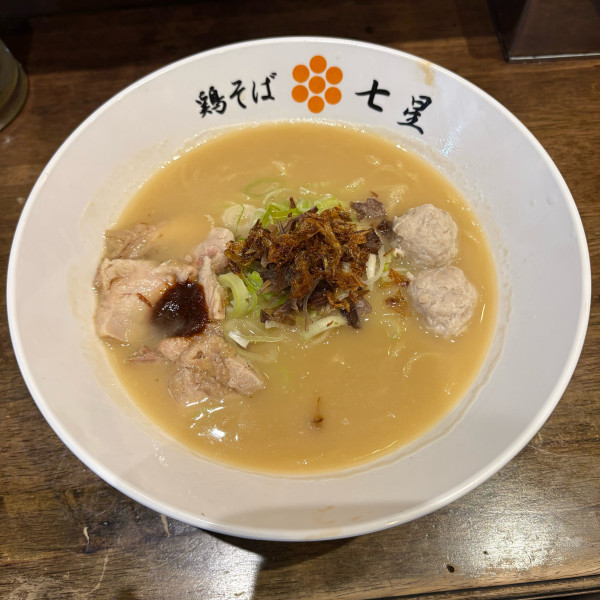 「七星鶏そば  ￥160𝐁」@Nanase Ramen - 七星ラ－メンの写真