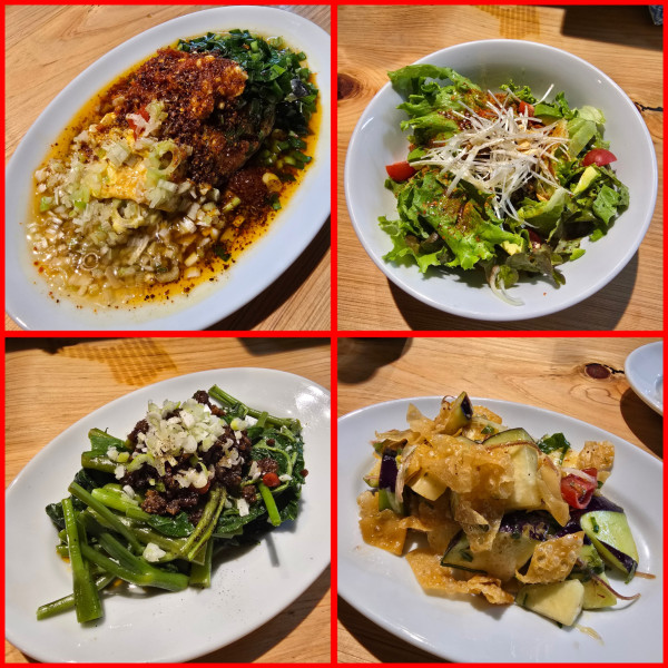 「さくらコース（3品） 辛い冷やし担々麺」@さくら食堂の写真