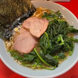 ラーメン+ほうれん草