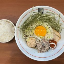 山形ひっぱり混ぜそば〆ご飯付