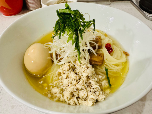 「【限定】冷やし塩らぁ麺【1250円】」@ラーメン星印の写真