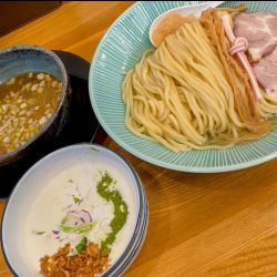 【3周年記念限定】2種の昆布水つけそば 1,100円＋大盛