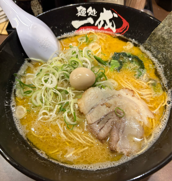 「釜炊き豚骨醤油ラーメン」@麺処一成 博多店の写真
