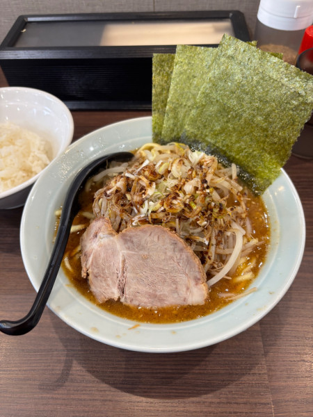 「味噌ラーメン(銀次郎)」@横浜家系らーめん 侍 上野店の写真
