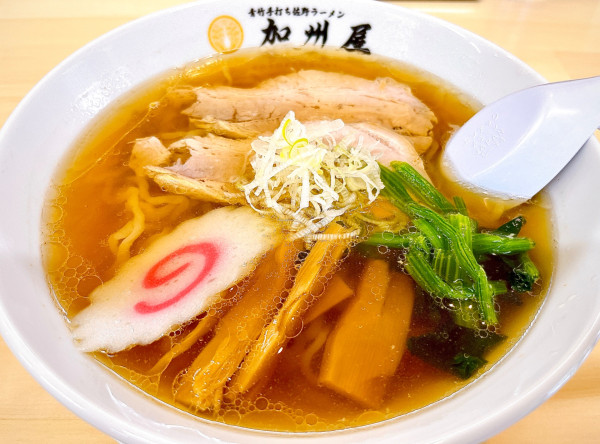 「ラーメン（840円）」@青竹手打ち佐野ラーメン 加州屋 小山店の写真