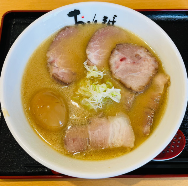 「肉そば+味玉(みそ) 1100円」@なこそ処 ちょんまげの写真