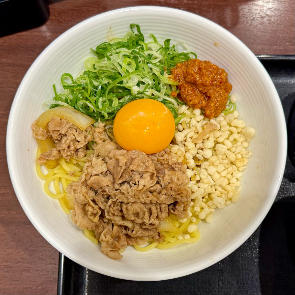 「牛玉スタミナまぜそば ¥767」@吉野家 赤坂三丁目店の写真