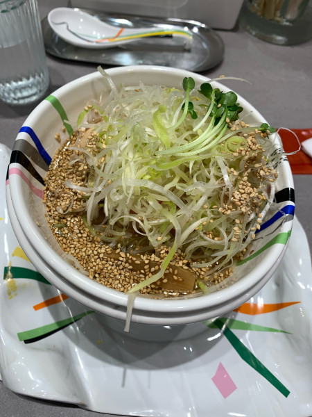 「煮卵0世紀ラーメン＋ネギ」@24世紀ラーメン あべのハルカス店の写真
