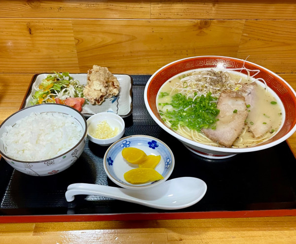 「らーめん定食」@よきのラーメンの写真