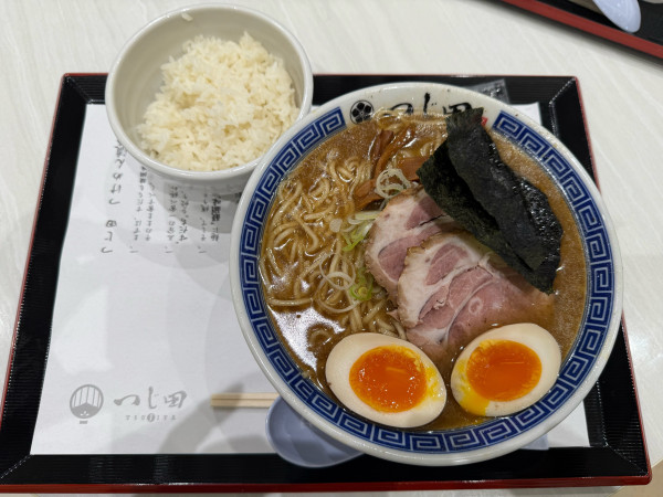 「濃厚特製らーめん大盛+白ごはん」@つじ田 イオンレイクタウンkaze店の写真