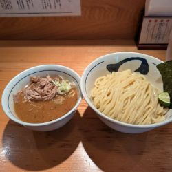 濃厚つけ麺1100円 & 豚崩し150円
