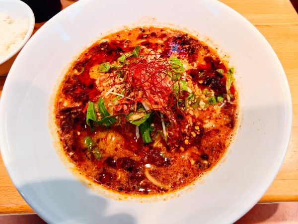 「汁あり金胡麻担々麺」@金蠍の写真