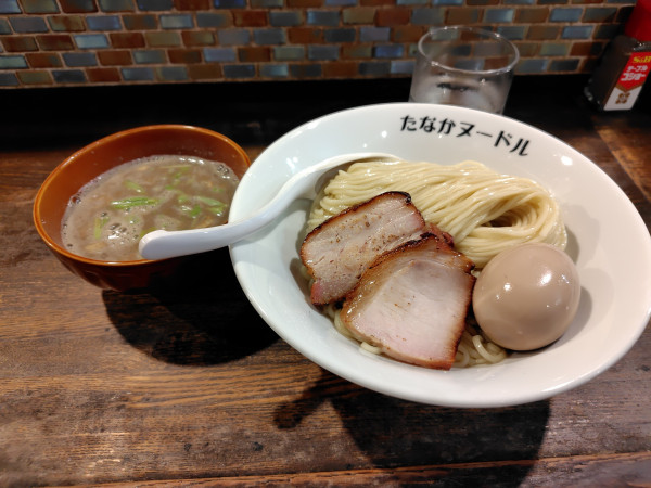 「味玉ツケルタナニボ¥1100」@たなか青空笑店の写真