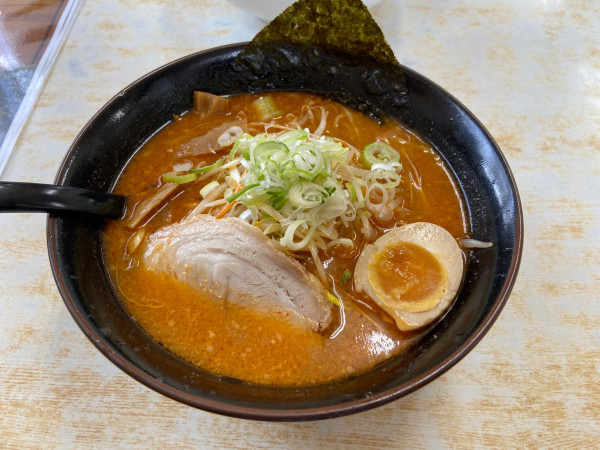 「チゲ味噌ラーメン(910円)」@ラーメンとん太 佐原店の写真