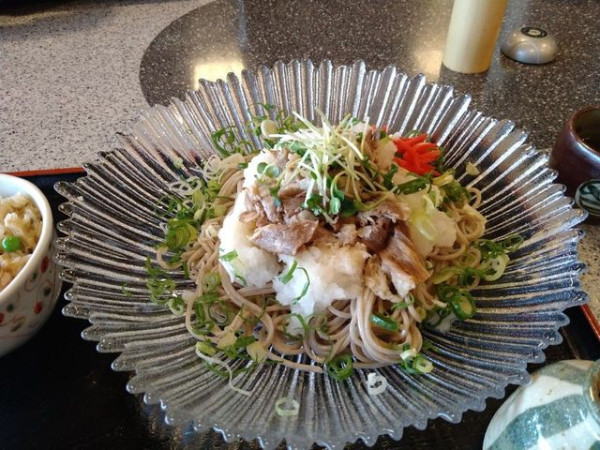 「牛おろしそば」@鶴喜そば 山科店の写真