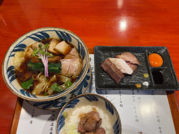 「特製中華そば醤油（1800円）」@中華そば 鴨福の写真