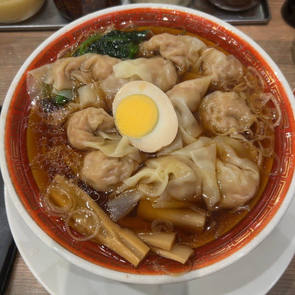 「広州雲呑麺(醤油)979円」@広州市場 田町店の写真