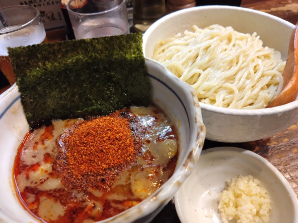 「辛辛魚つけ麺」@麺処 井の庄 立川店の写真