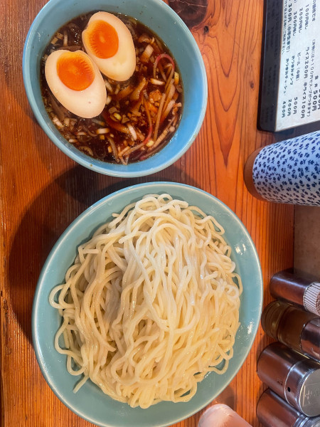 「味玉つけそば　特盛」@つけそば屋 麺楽の写真
