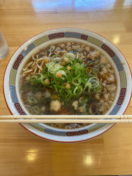 「素そば大盛」@中華そば つぼ万の写真