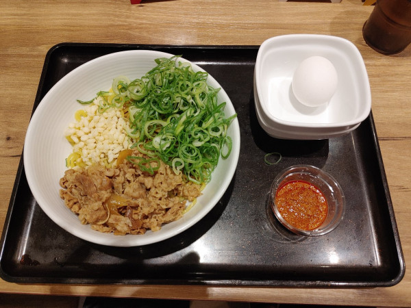 「まぜそば　767円」@吉野家 118号線会津若松南店の写真