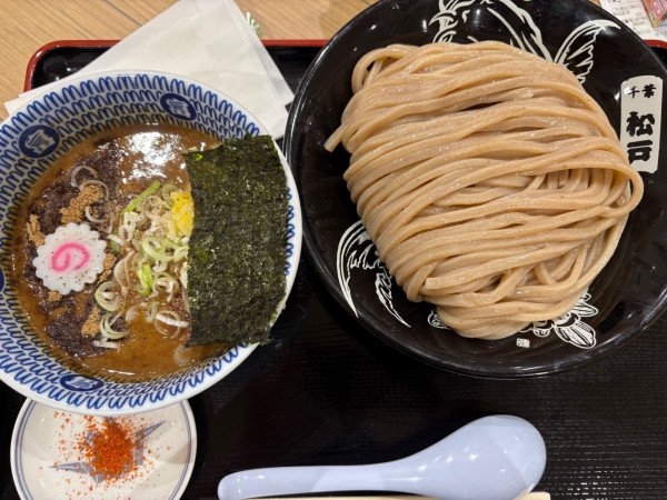 「つけ麺　中盛り」@松戸富田製麺 ららテラス北綾瀬店の写真