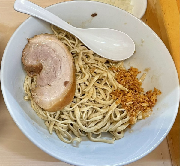 「油そばヤサイ抜き」@自家製ラーメン 大者の写真