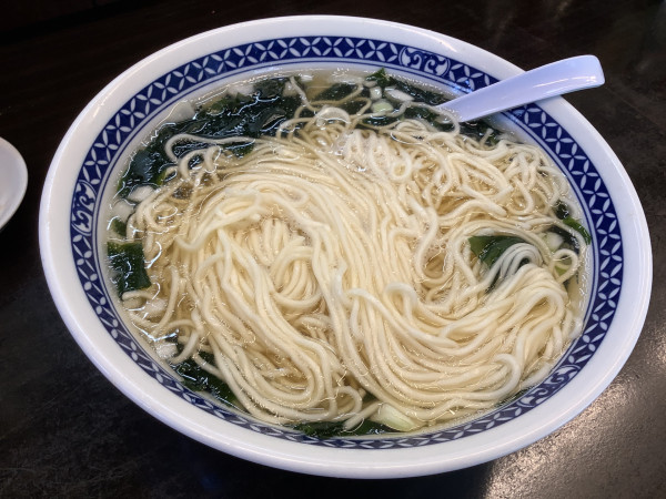 「ワカメタンメン 550円」@花水ラオシャン 本店の写真