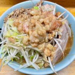 小豚ニンニクアブラ＋ほぐしブタ(しょうがまぶし)