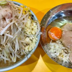 プチニンニクアブラ＋アブラ過多ブラ