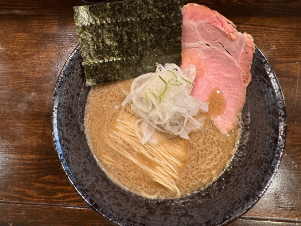 「濃厚煮干ラーメン➕和え玉」@麺屋 喜楽明人の写真