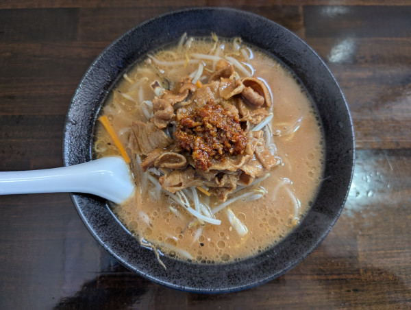 「辛口肉味噌ラーメン」@支那家 味しろの写真