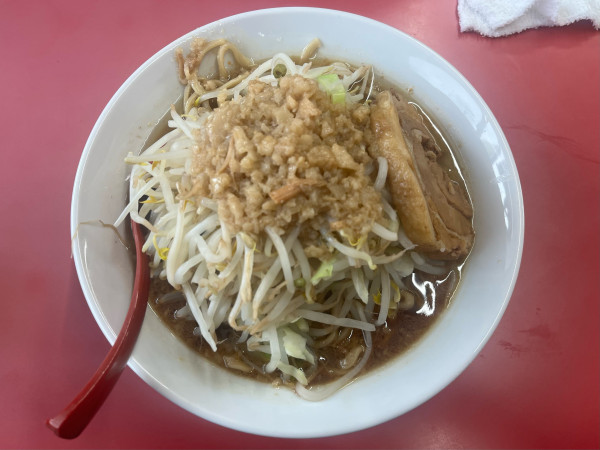 「中ラーメン(麺量300g)」@立川マシマシ 小山店の写真