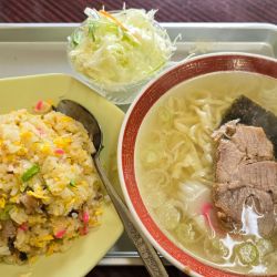 塩ラーメン+チャーハン 1000円