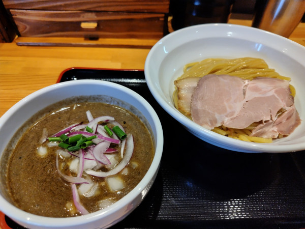 「濃厚煮干しつけ麺1100円」@煮干らぁめん 樹鈴の写真
